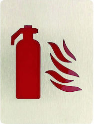 Metalor Self-Adhesive Sign "Fire Extinguisher" 6x8cm.