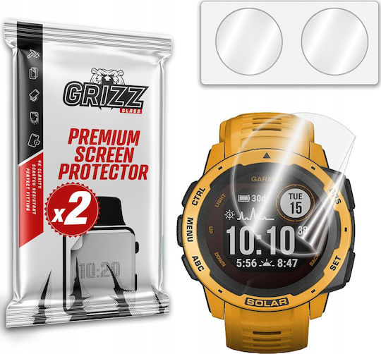 GrizzGlass CeramicFilm Displayschutzfolie für das Garmin Instinct 1Stück