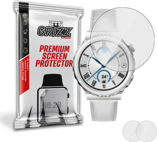 GrizzGlass HybridGlass Tempered Glass for the Huawei Watch GT 3 Pro 43mm 1pcs