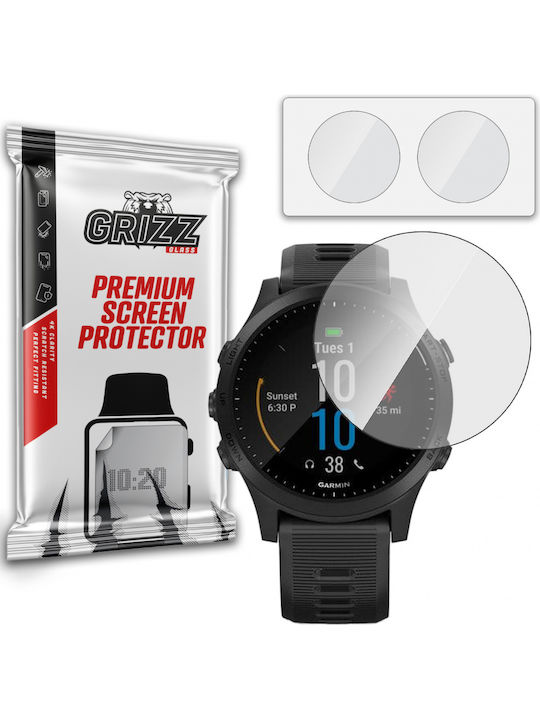 GrizzGlass HybridGlass Tempered Glass pentru Garmin Forerunner 945 1buc
