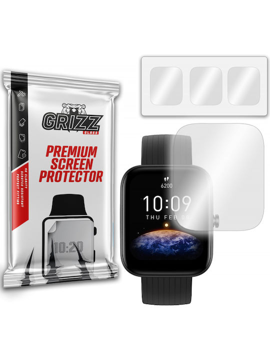 GrizzGlass Screen Protector for the Amazfit Bip 3 / Bip 3 Pro 1pcs