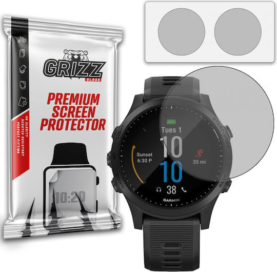GrizzGlass Paperscreen Screen Protector for the Garmin Forerunner 945 1pcs