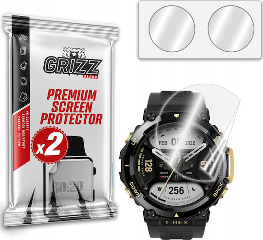 GrizzGlass CeramicFilm Screen Protector για το Amazfit T-Rex 2 1τμχ