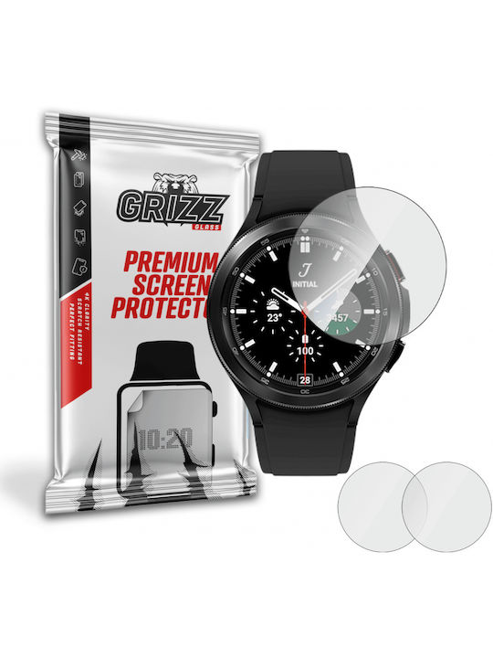 GrizzGlass HybridGlass Tempered Glass for the Huawei Watch 4Galaxy Watch 4 Classic 46mm 1pcs