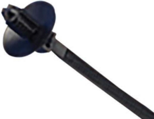 Topelcom Kunststoff Kabelbinder 169mmx5mm in Schwarz Farbe (100 Stück) 02.012.0169