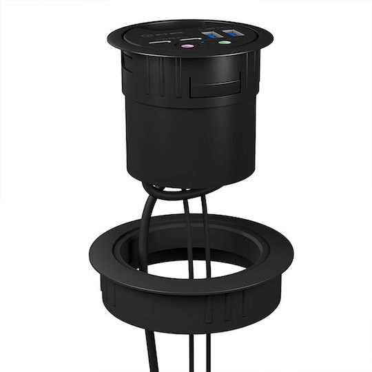 Icy Box Mounting Kit IB-HUBA001 Μαύρο 1τμχ