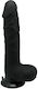 Charmly Toy Dildo realist cu Testicule și Ventuză Negru 20cm