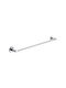 Gedy Felce Single Wall-Mounted Bathroom Rail ​60x60cm Inox Silver