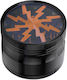 Τριφτησ-grinder Amsterdam Lightning Window 60 X 50mm 3 Θεσεων Πορτοκαλι