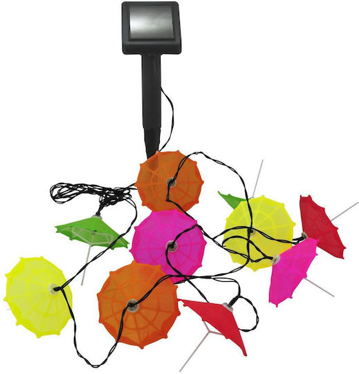 Polux Hanging Solar Light Garland with Cold White Light 6500K IP44