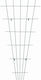 Lux Tools Βάση Στήριξης Φυτών 150cm από Μέταλλο