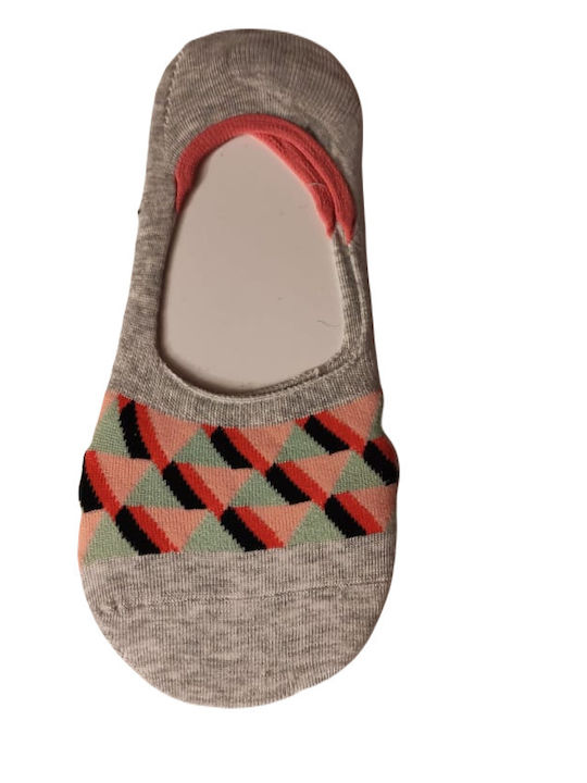 Pompea Damen Gemusterte Socken Gray 1Pack