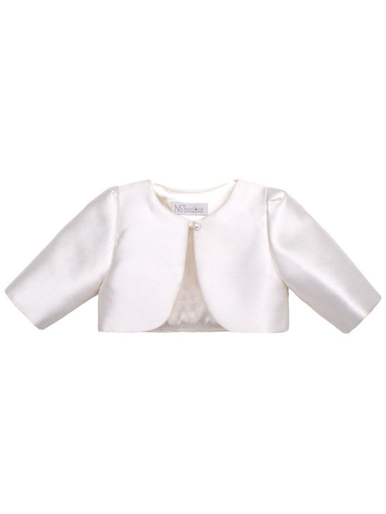 Nst Nastasia Princess Mariechantal Weißes Gestricktes Taufstrickjacke
