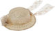 Nst Nastasia Beige Taufhut aus Spitze