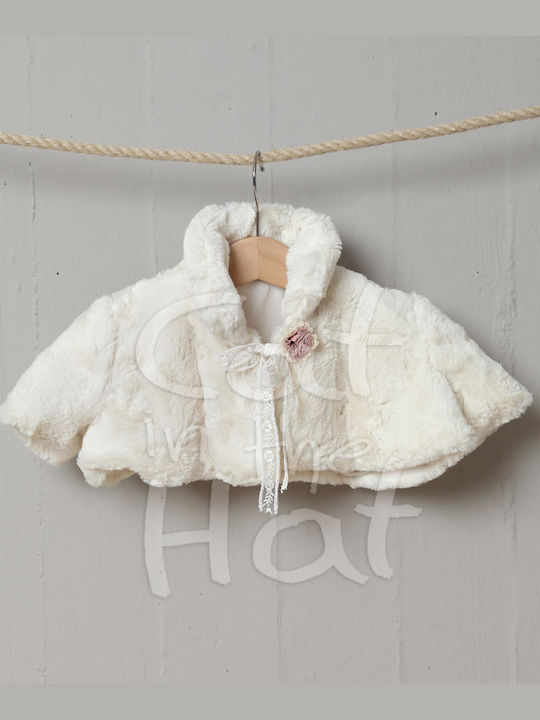 Designer's Cat Rosa Taufmantel aus Pelz
