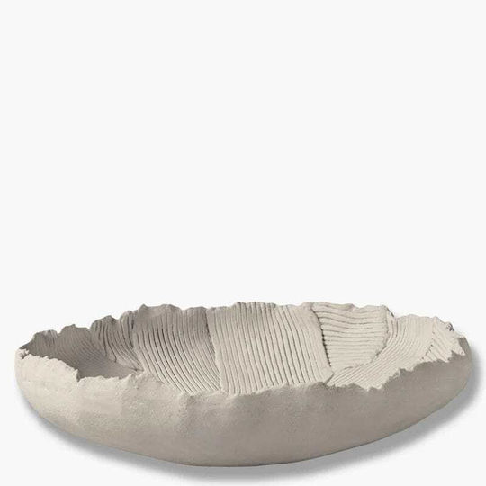 Mette Ditmer Διακοσμητικό Μπωλ Κεραμικό Μπεζ 35x35x9cm