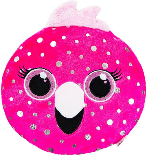 Kids Round Throw Pillow 25cm Fuchsia