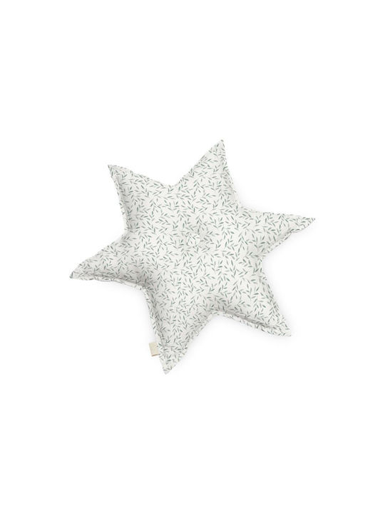 Cam Cam Copenhagen Kids Throw Pillow Green Leaves