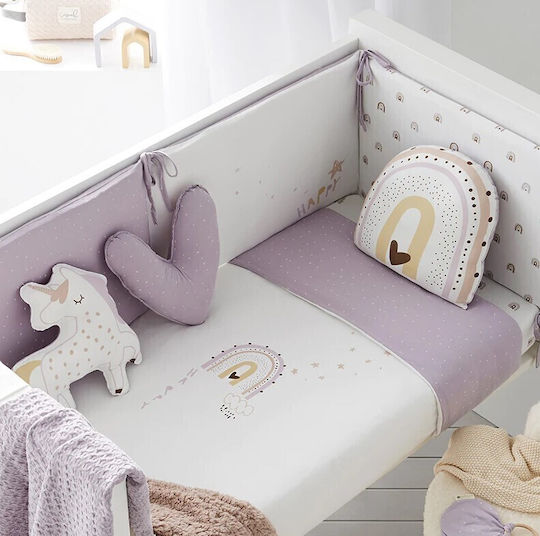 Bimbidreams Детска Декоративна Възглавница Bimbidreams Бяла 30x30см