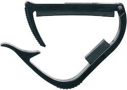 Fire & Stone Plastic Clamp Capo for Acoustic Guitar Black