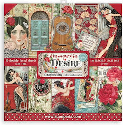 Stamperia Desire Scrapbooking 10buc SBBL117