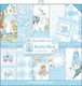 Stamperia boy Μπλοκ Scrapbooking Διπλής Όψης 10 φύλλα 10τμχ 30x30cm