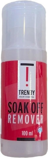 Trendy Color Cosmetics Îndepărtător de oje Soak Off 100ml 16.003