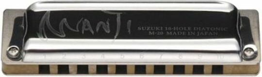 Suzuki Διατονική Φυσαρμόνικα Manji Τονικότητας High B