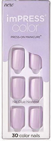 Kiss imPRESS Sfaturi pentru unghii în Culoare Violet 30buc
