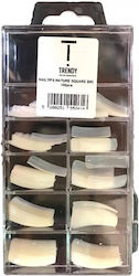 Trendy Color Cosmetics Nail Tips in White Color 100pcs Trendy Color Cosmetics Nail Tips in White Color 100pcs