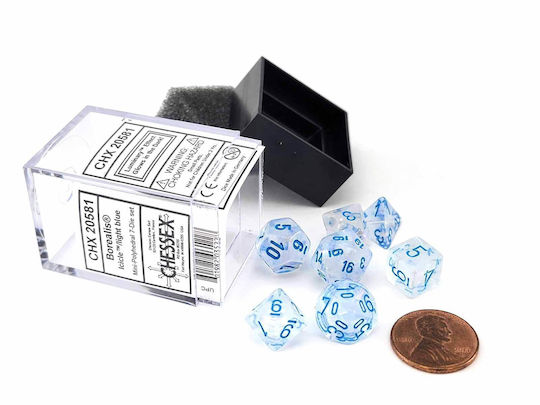 Chessex Dungeons & Dragons Borealis Luminary Icicle Dice 20581