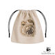 Q Workshop Steampunk Dice Bag Beige & Black