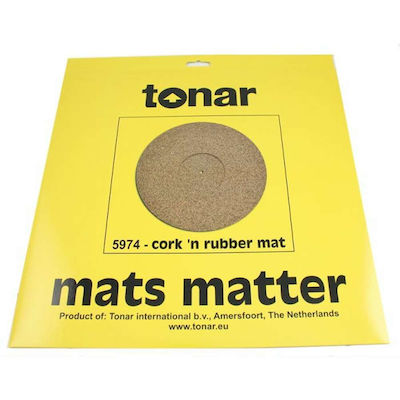 Tonar Slipmat από Φελλό σε Μπεζ Χρώμα