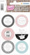 Herma You Decorative Sticker for DIY Crafts Silver