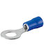 SAS Insulated Ring Terminal Blue 100pcs AK-AK-009