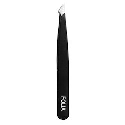 Folia Professional Pinzetten Für Augenbrauen Mit Gebogener Spitze