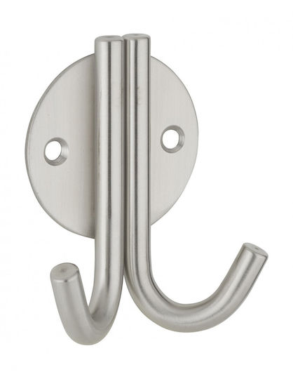 Thirard Inox 2-Hook Kitchen Hanger with Screw Silver 00067523