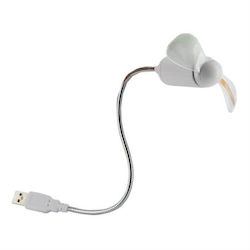4world Mini Klimaanlagen & Ventilatoren Bürostuhl Silber 09390