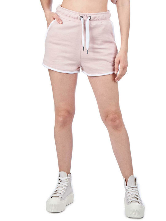Alpha Industries Women's High-waisted Shorts Pink