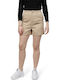 Women's High-waisted Shorts Beige