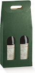 Giftland Paper Bottle Case Green 18x9x38.5cm.