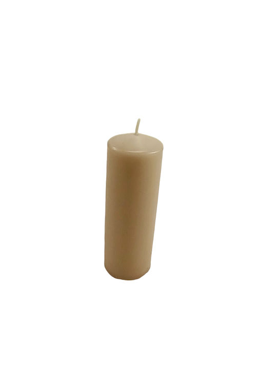 Candle column 14x6cm- A17641R - Grey