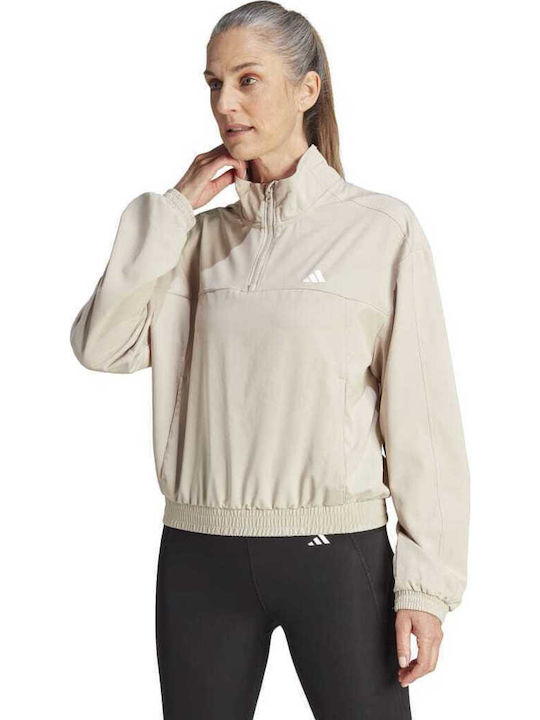 adidas Aeroready Train Essentials Woven Μπλούζα Μπεζ