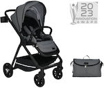 Bebe Stars Nammos Adjustable Baby Stroller Suitable for Newborn Grey