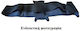 Simoni Racing Car Steering Wheel Cover Tailored made of Leatherette Black with Black Stitching