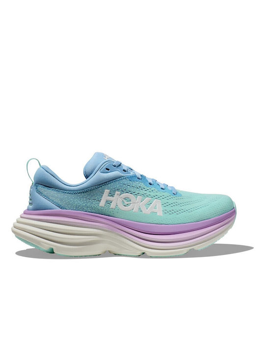 Hoka Bondi 8 Γυναικεία Αθλητικά Παπούτσια Running Μπλε