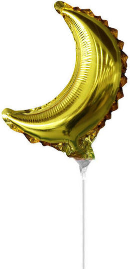 Balon Folie Luna Auriu Mini Shape 25buc