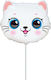 Balloon White Mini Shape 36cm