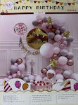 Set of 56 Balloons Pink Birthday-Celebration