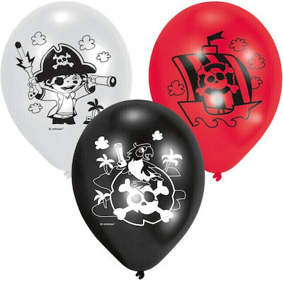 Set 6 Balloons Mehrfarbig Rund 27cm